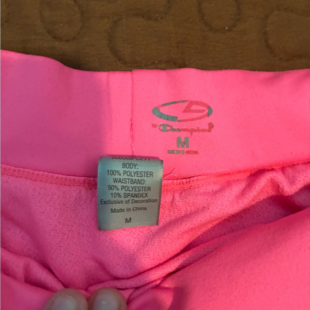 Champion Neon Pink Sports Shorts